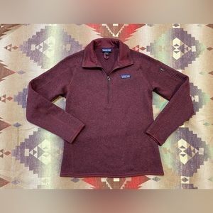 Patagonia Better Sweater 1/4 zip Women’s Sz Small